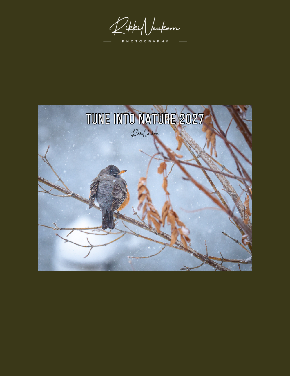 Tune into Nature 2027 Calendar