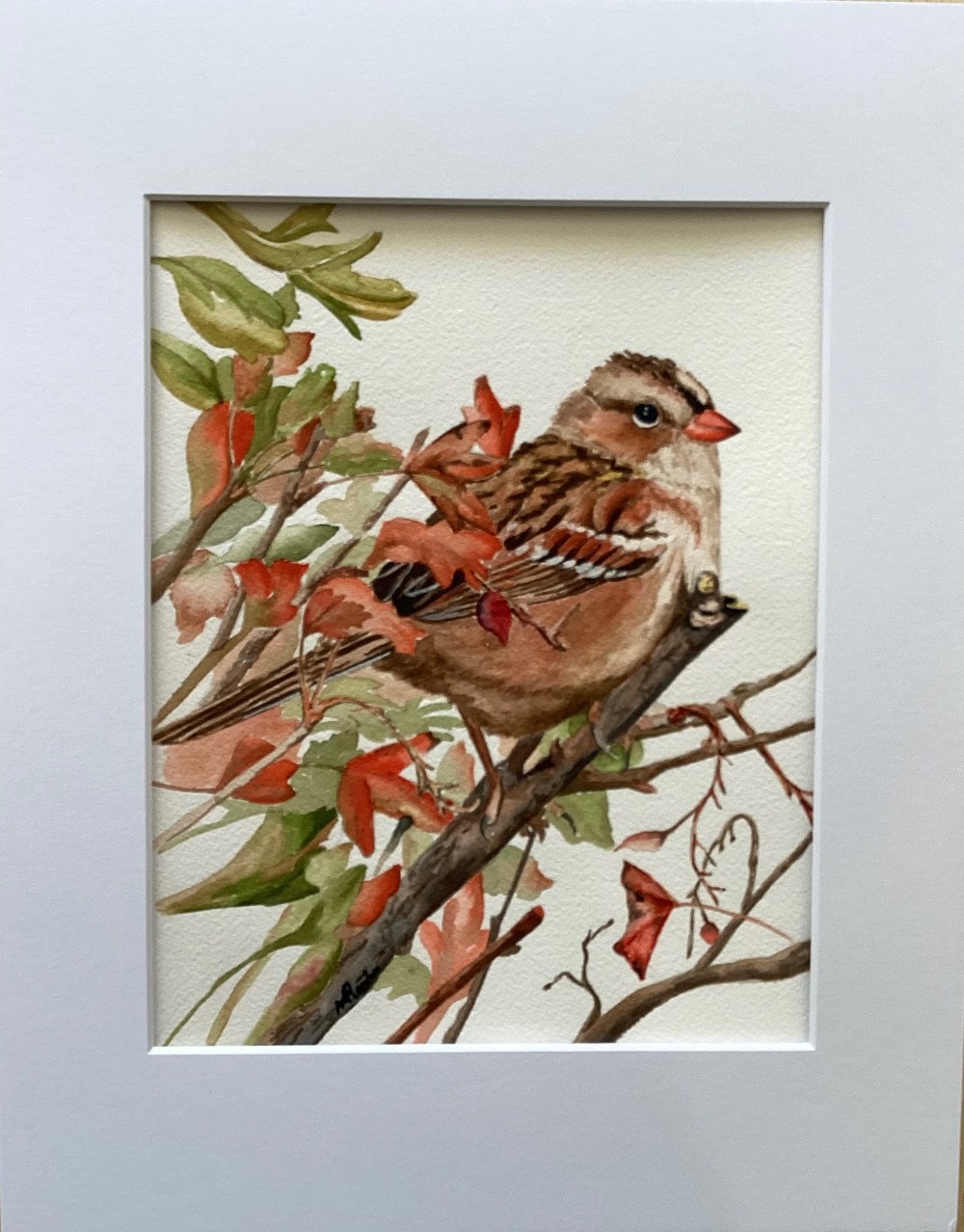 Fall Sparrow 8x10
