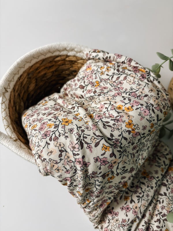 Bamboo Crib Sheet - Violet Meadow