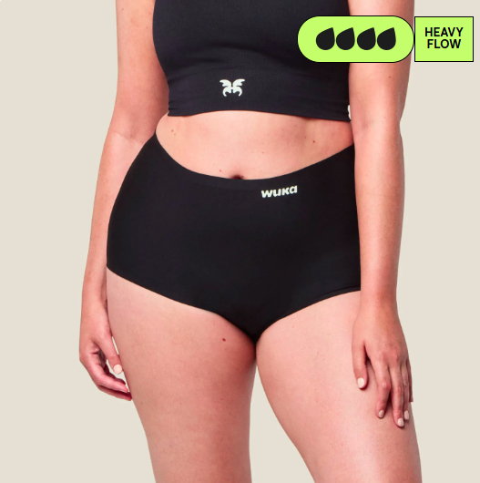 WUKA Stretch™ Seamless Boxer Short Period Underwear