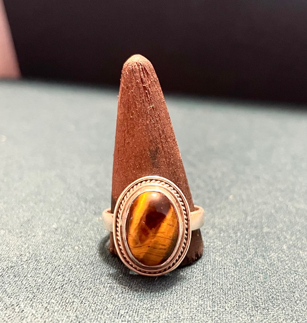 Tiger's Eye Boho Ring