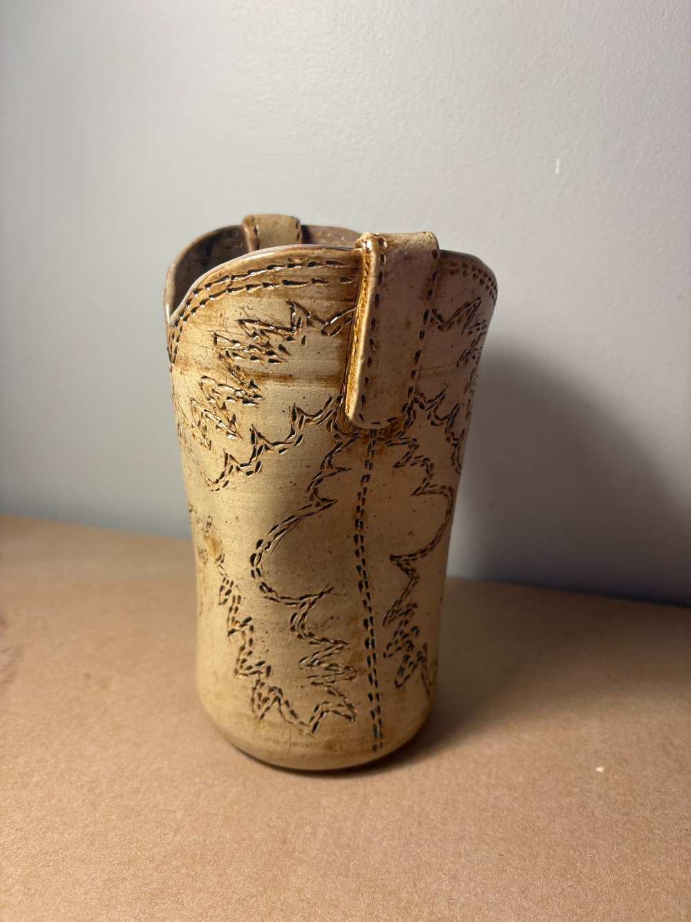 Cowboy boot vase