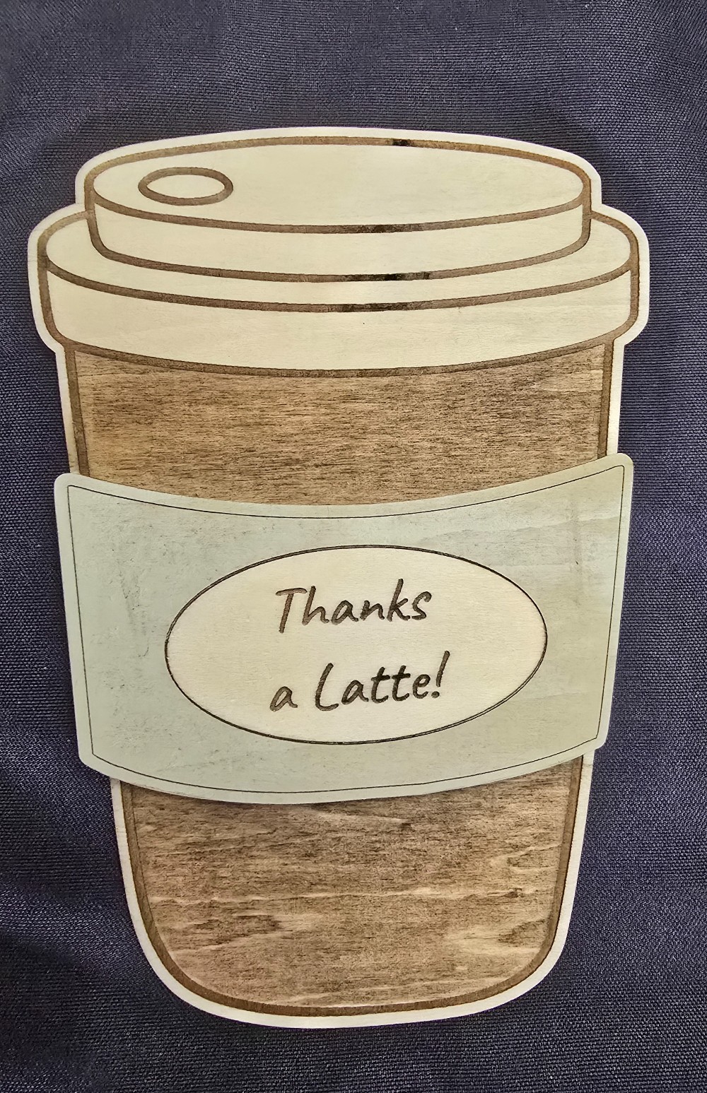 Thanks a Latte Gift Card Holder