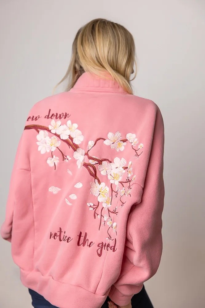 Blossom Full Zip Sweater