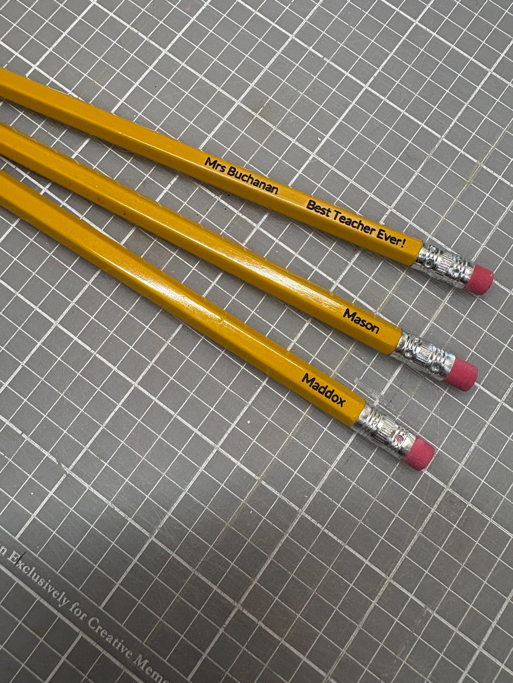 Custom Engraved Pencils