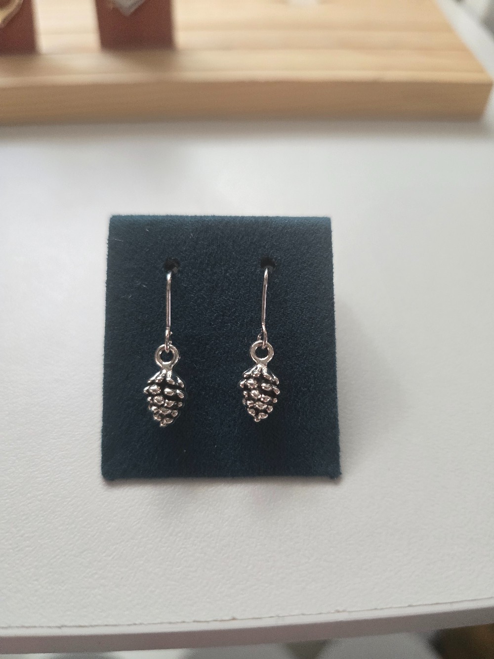 Handscultped Acorn Earrings