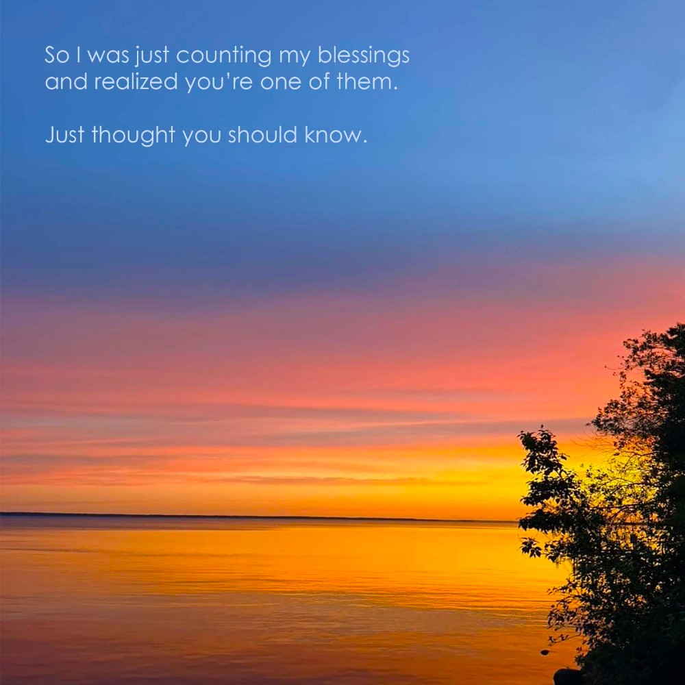 Photo Art Cards on Metal  - Sunset over the Lake