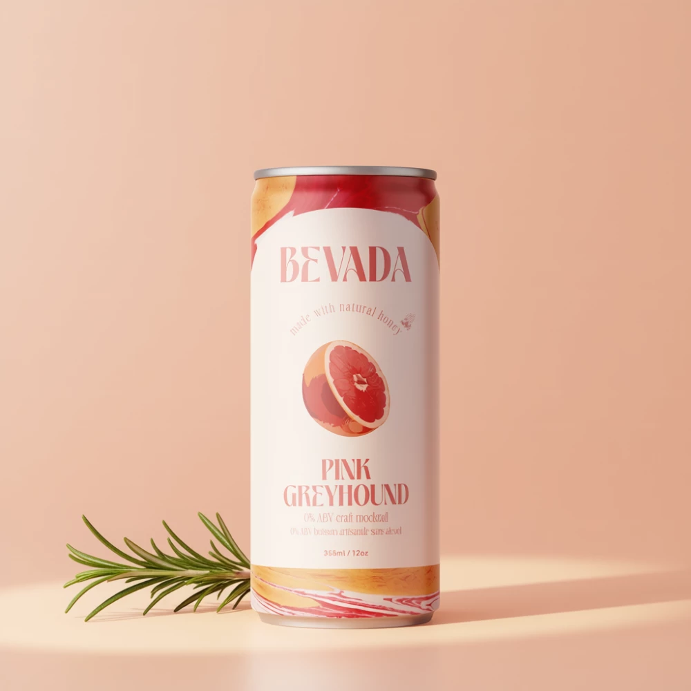 Pink Greyhound Mocktail 4-Pack