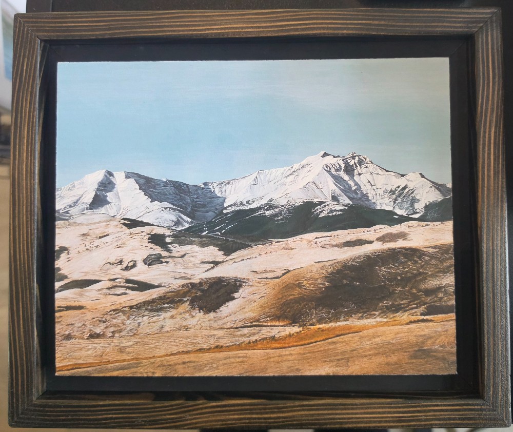 8 x 10 Holy Cross Mountain - Wood Backing