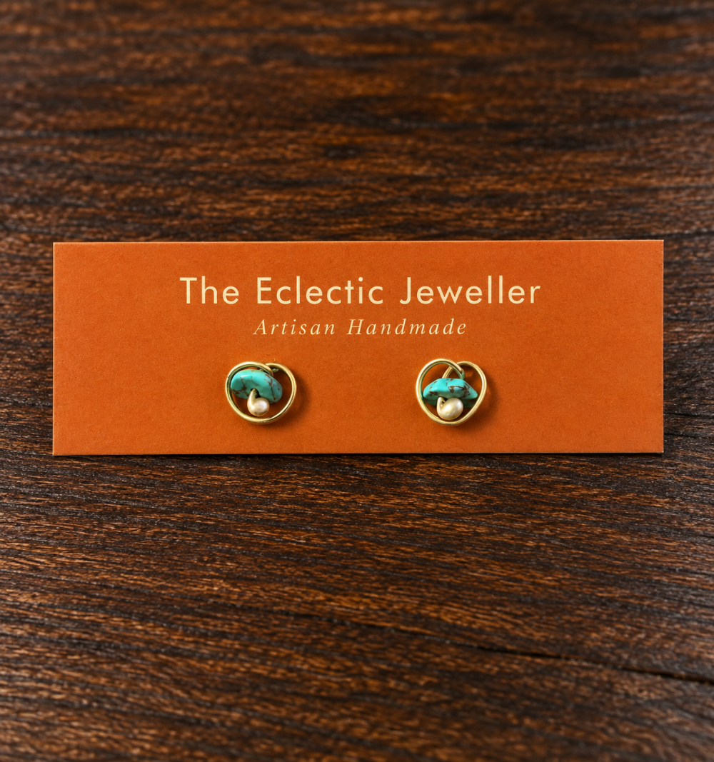 Turquoise studs