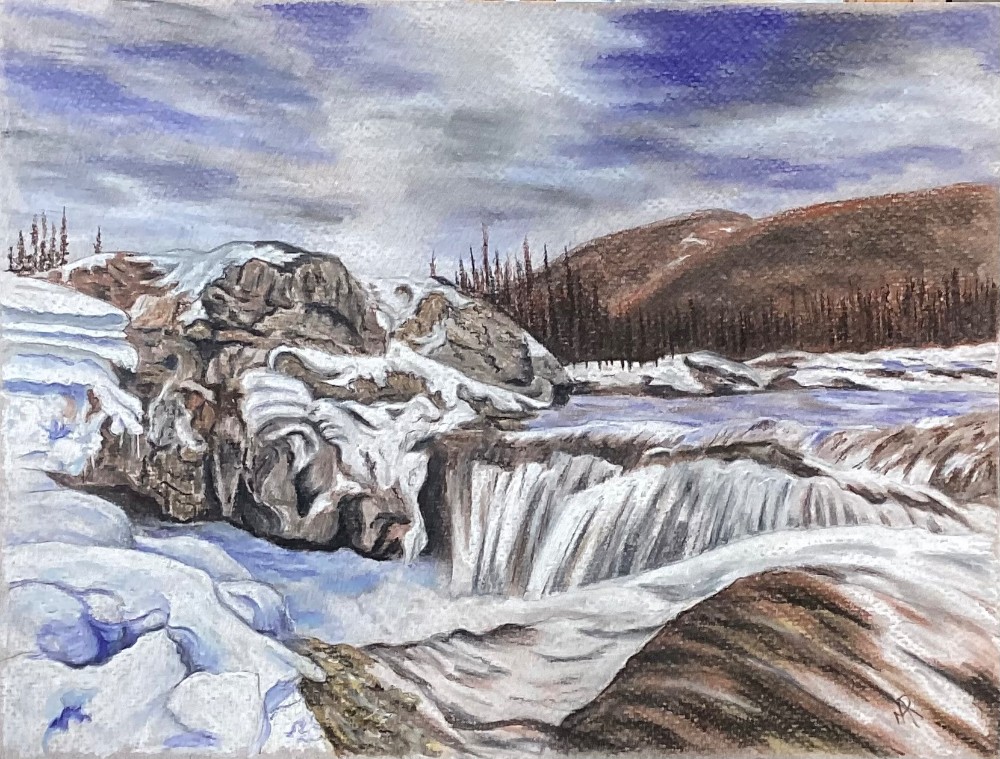 Frozen Waterfall 8x10