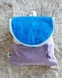 Toddler Backpack (drawstring closure) -Purple &  Blue Delight
