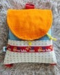 Toddler Backpack (drawstring closure) - Construction Zone
