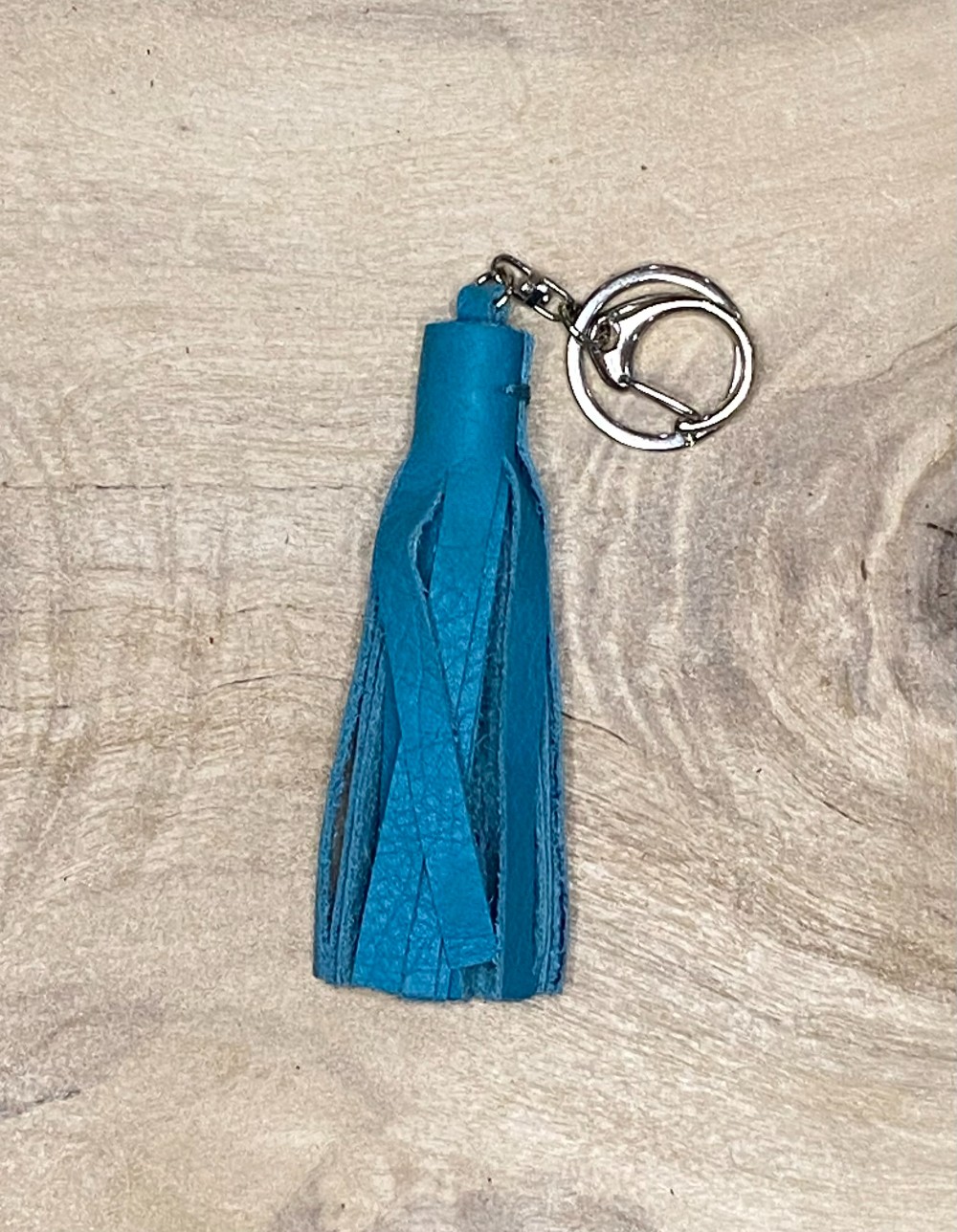 Tassel Key Chain/Bag Charm - Teal
