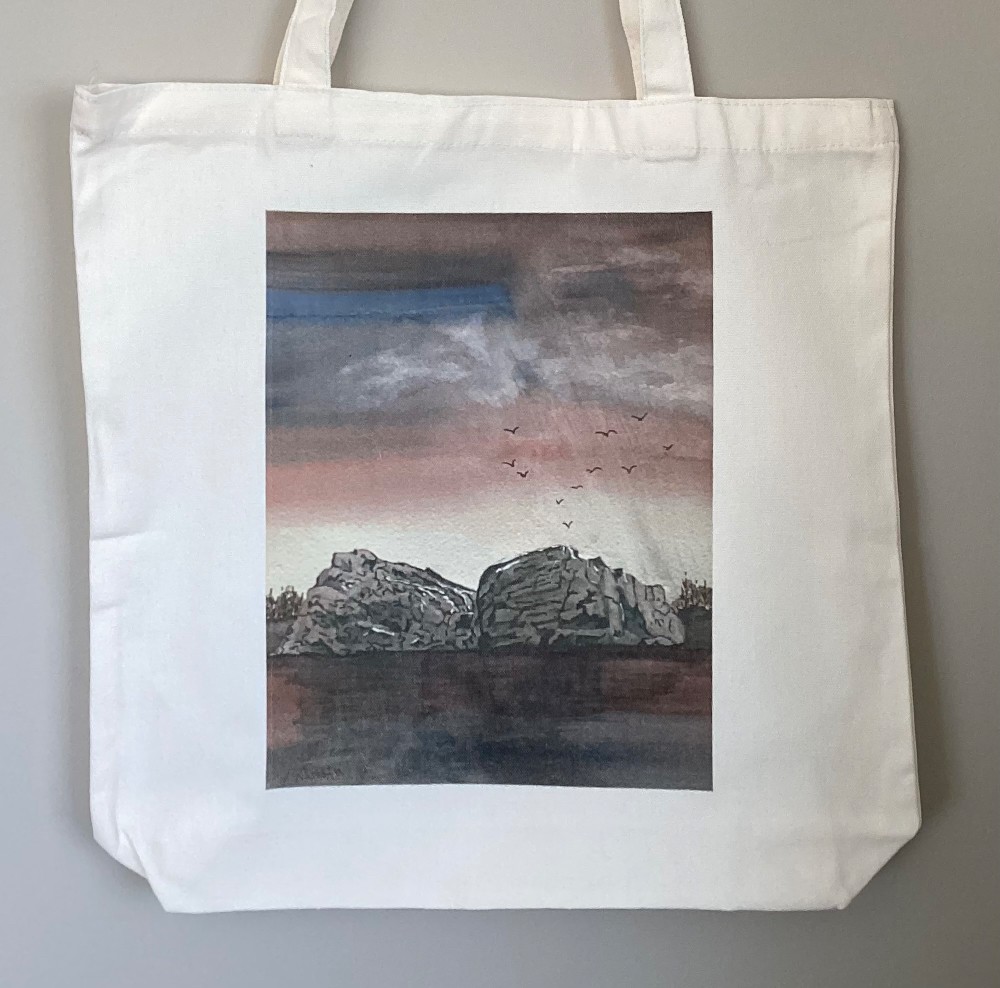 Big Rock Tote, 15x15