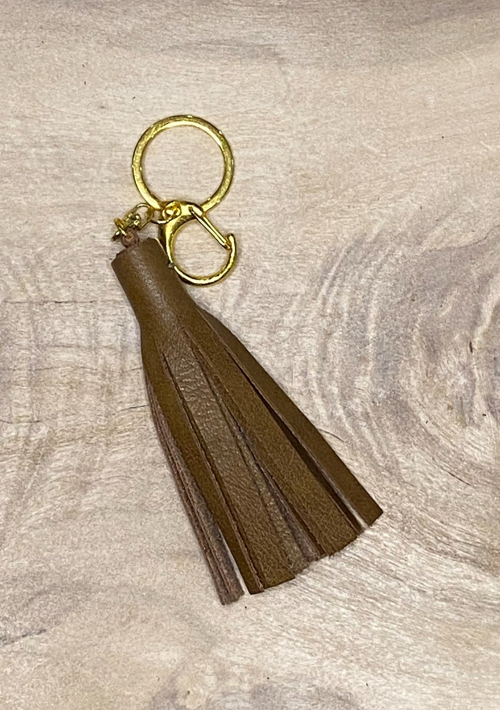Tassel Key Chain/Bag Charm - Caramel
