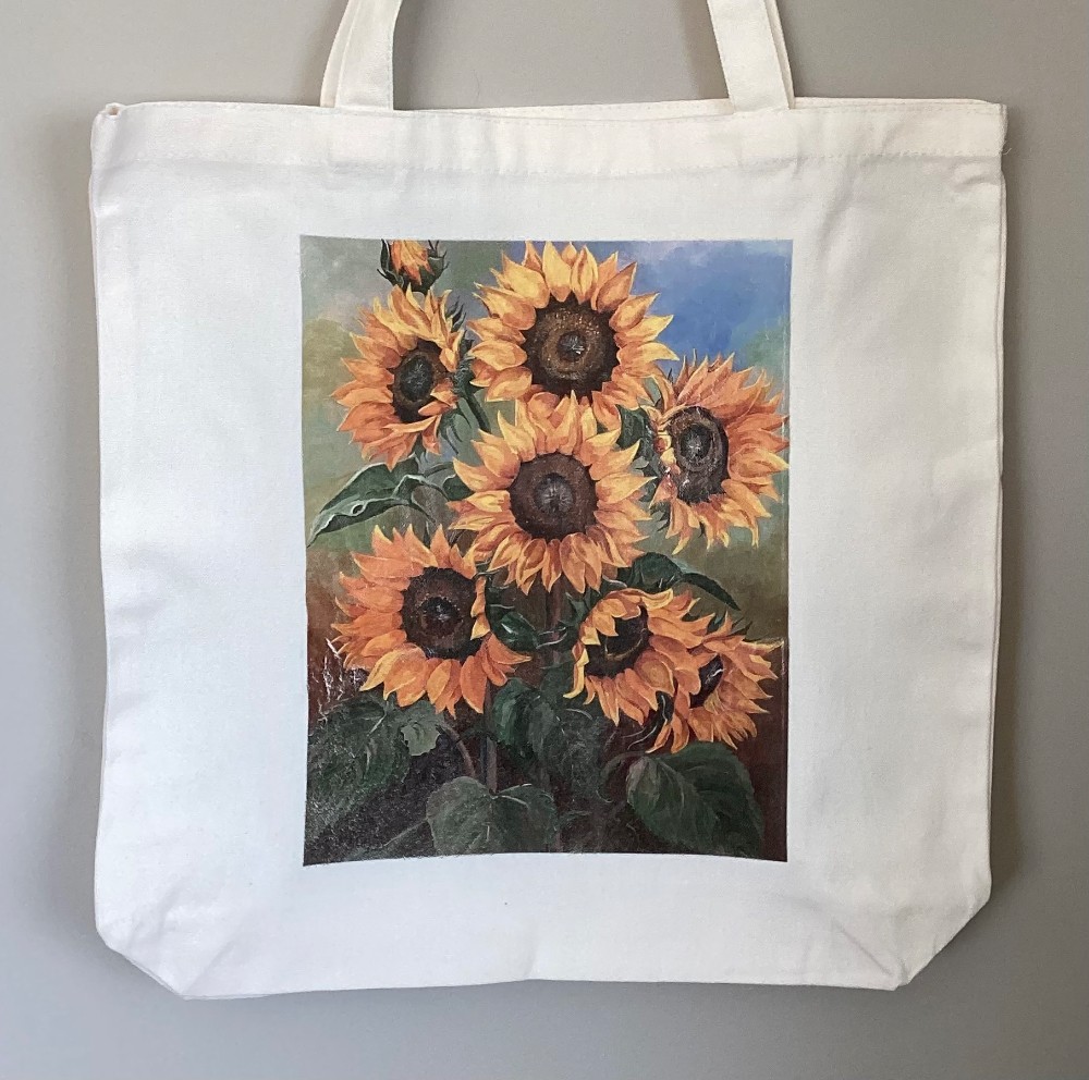 Sunflower Tote, 15x15