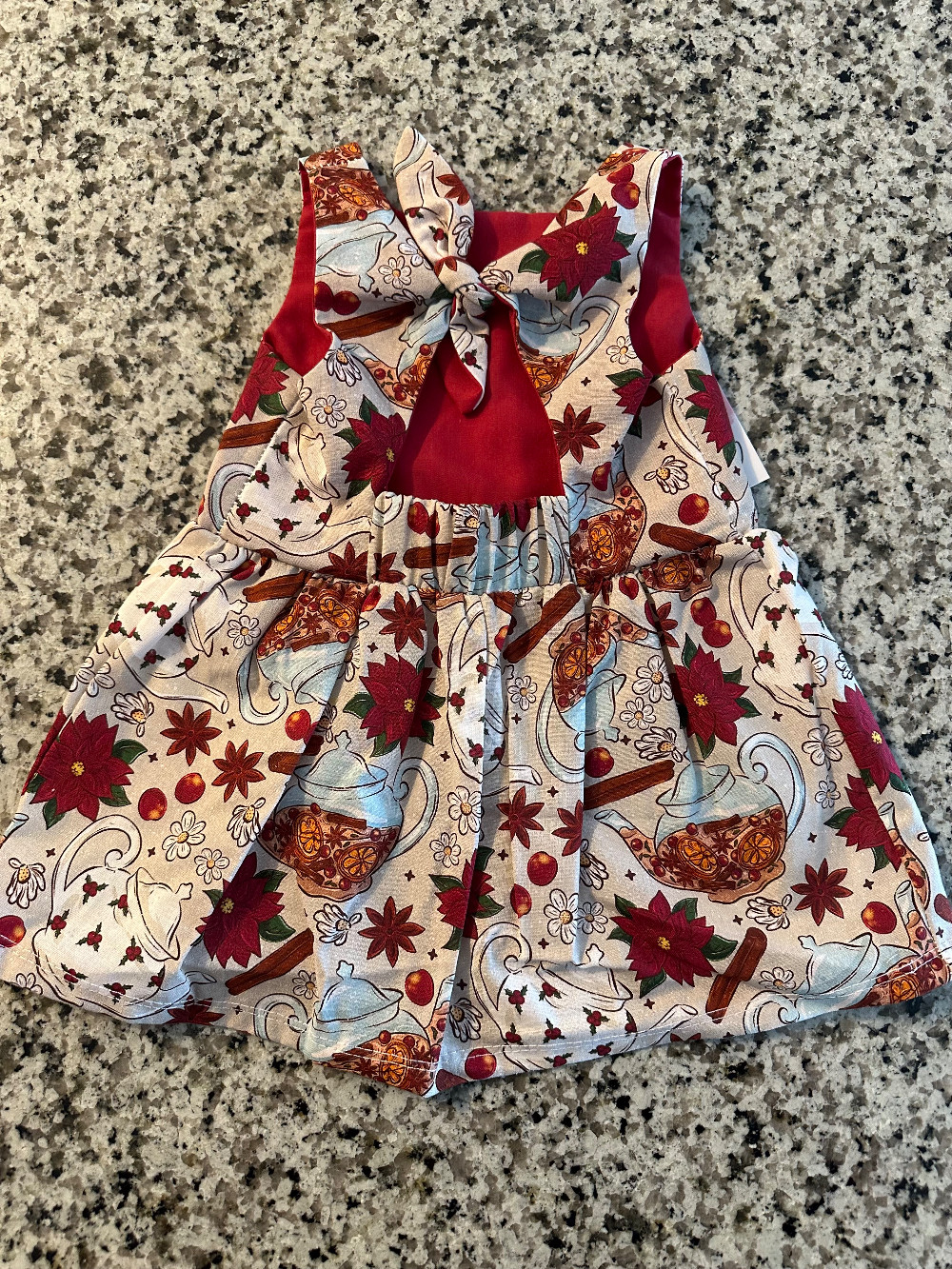 Holiday Special - 6-9 Month Tie Back Dress