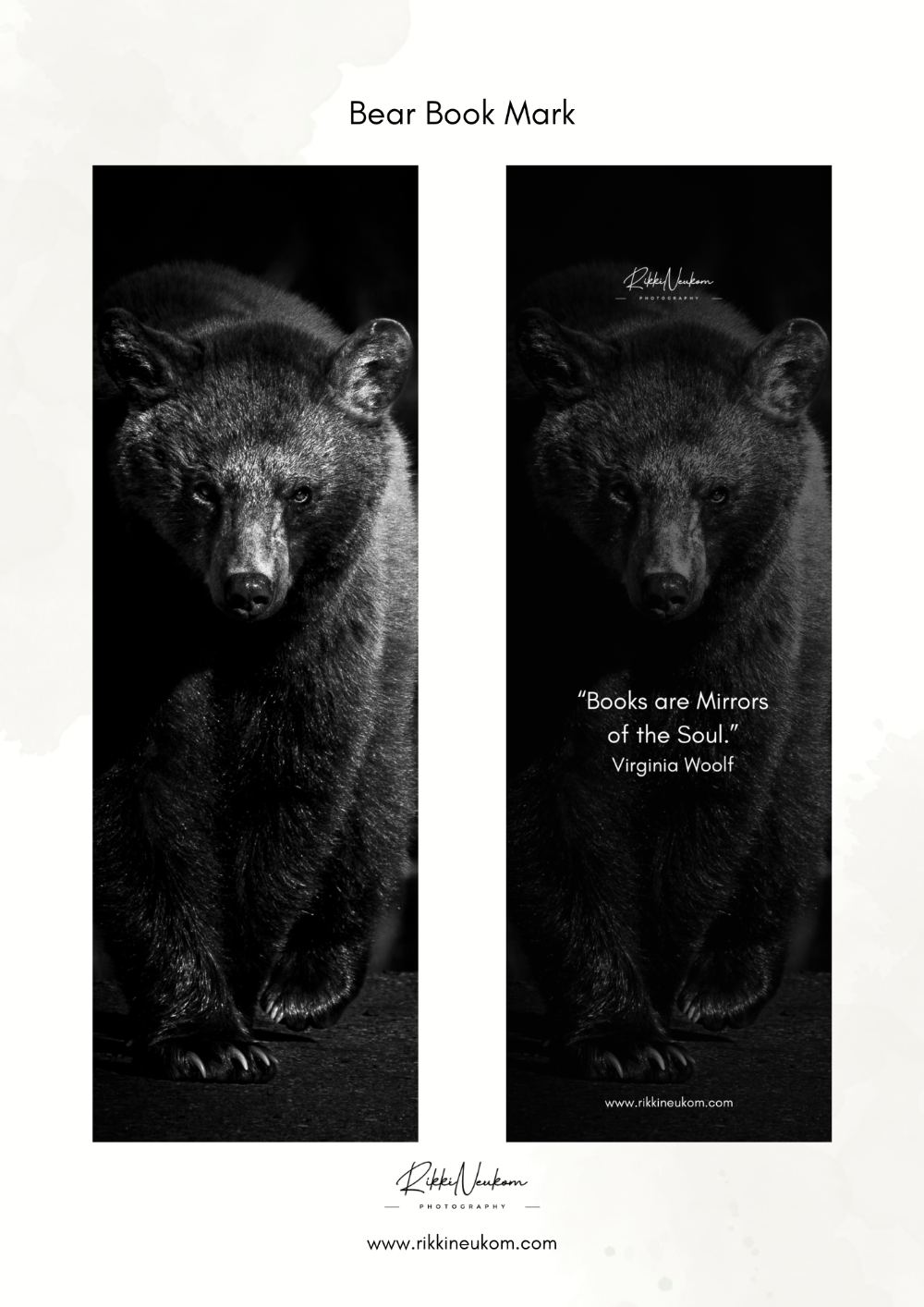 The Bear Stare Bookmark