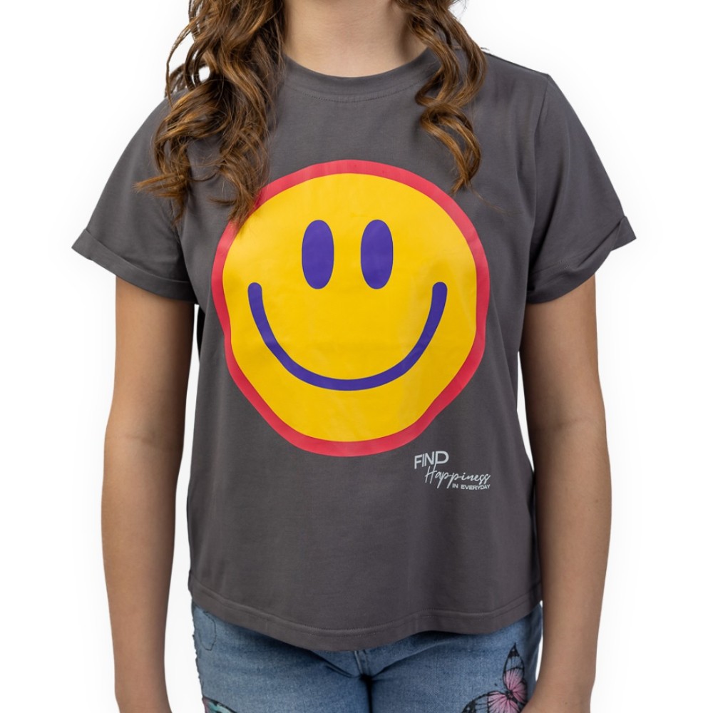 Smiley Face Tee L