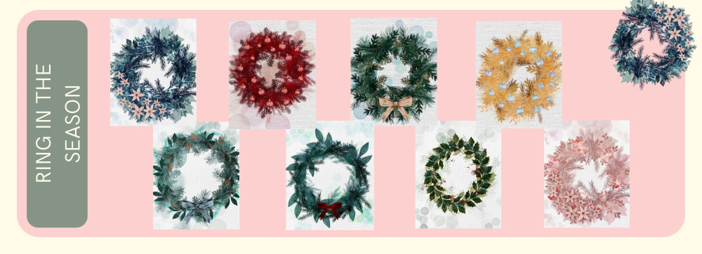 Ring in the Season Collection 8-pack cards (4x5.25”)