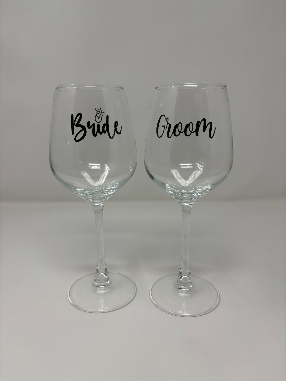 Custom Engraved Wine Goblet Glasses