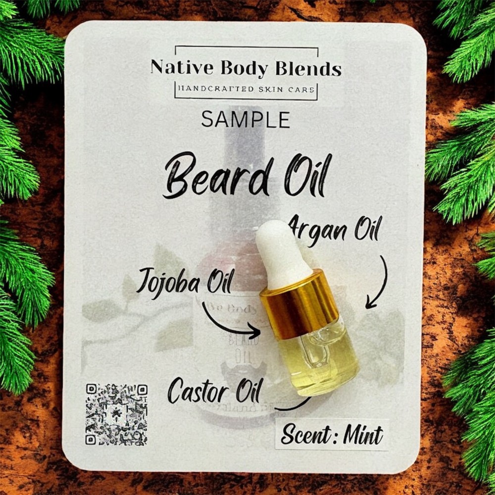 Mint Beard Oil Sample