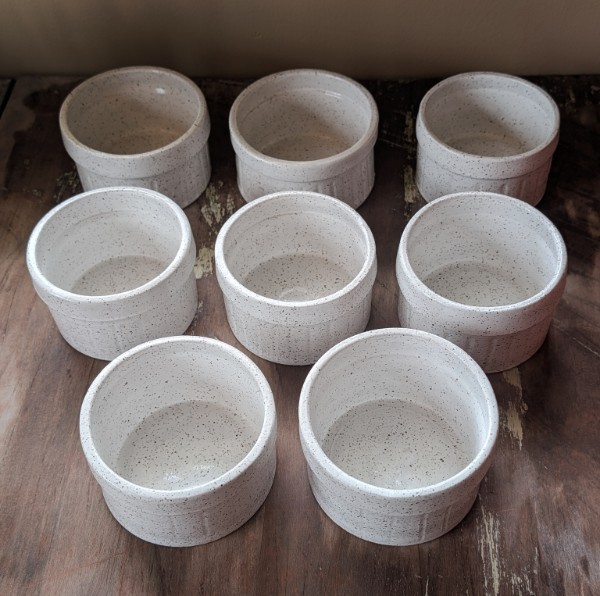 White Speckled Ramekin