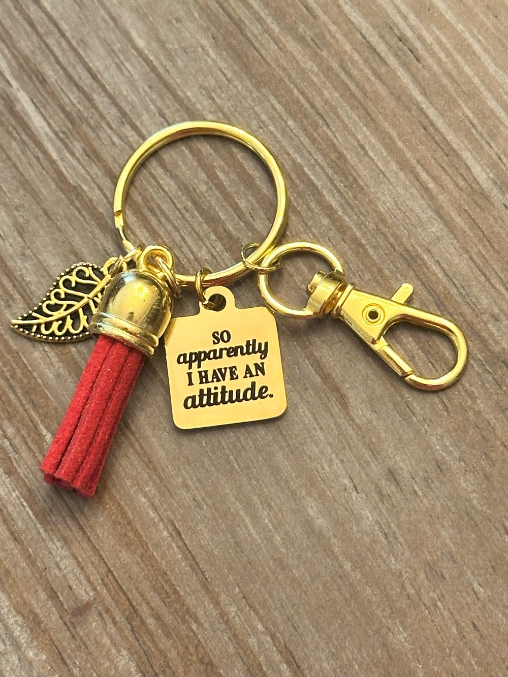 APPARENTLY ATTITUDE Purse Charm (P24)