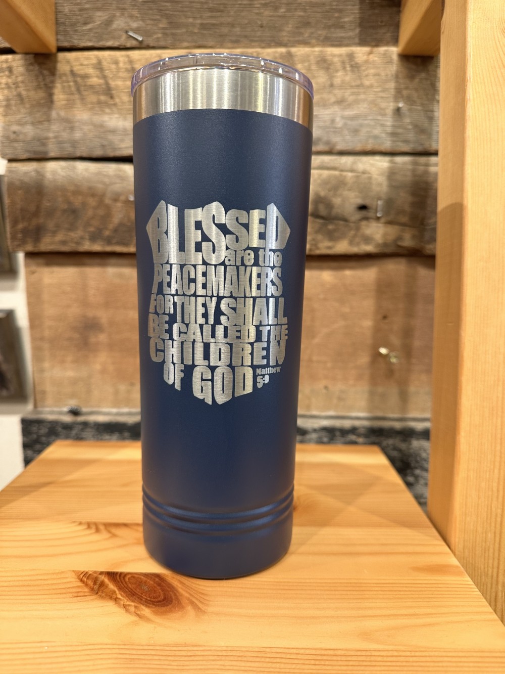 Blessed Are The Peacemakers Skinny Tumbler