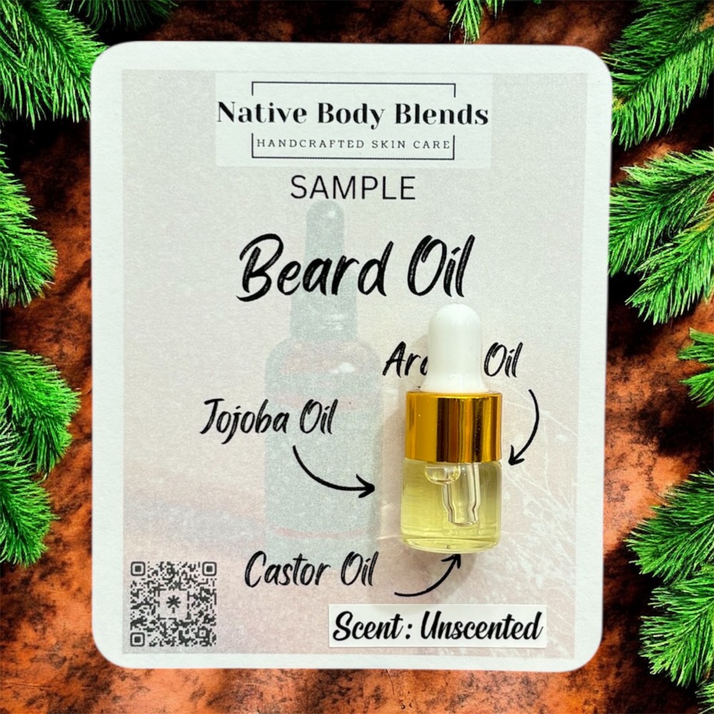 Unscented Beard Oil Sample