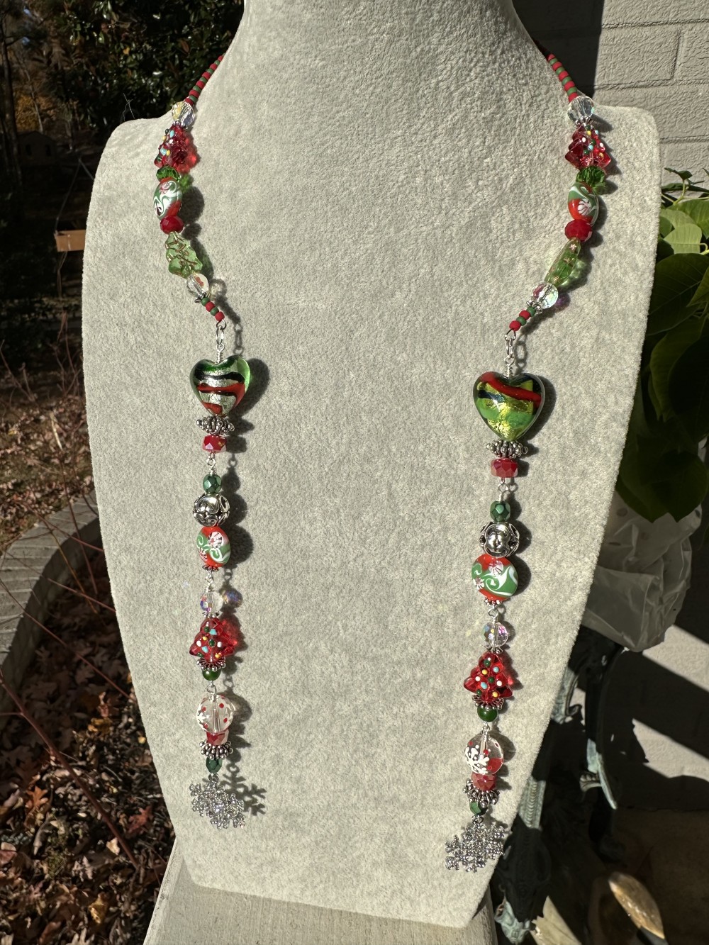 Christmas collar necklace