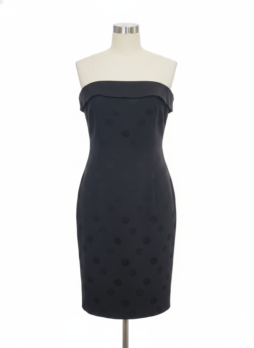 Polka Dot Tube Dress, 2