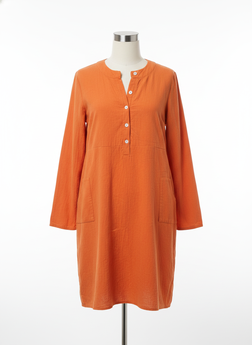 Cotton Blend Dress