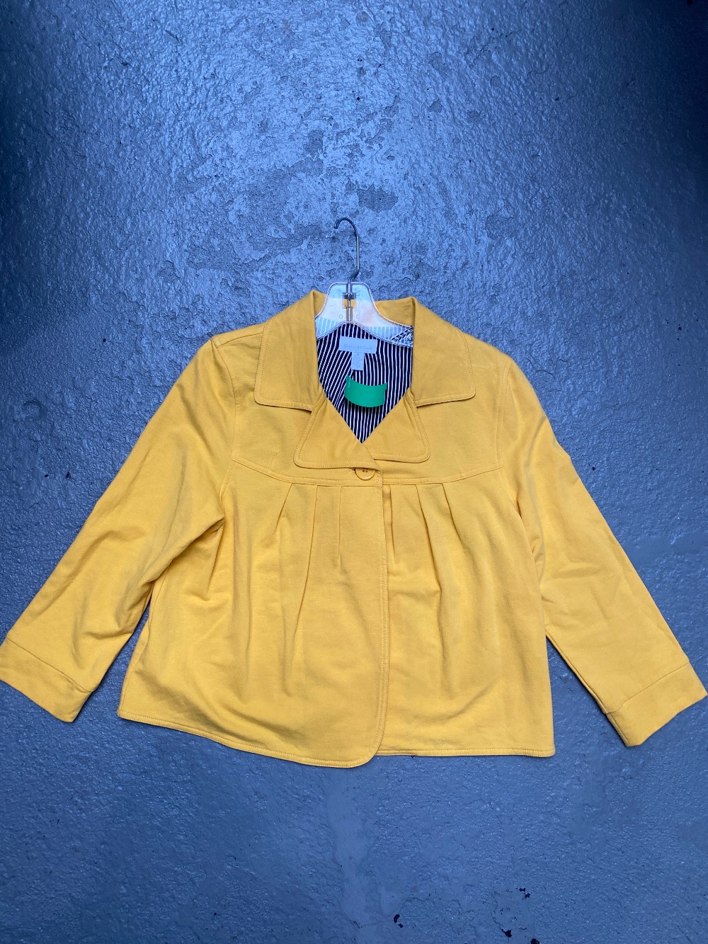 Charter Club Flare front button coat