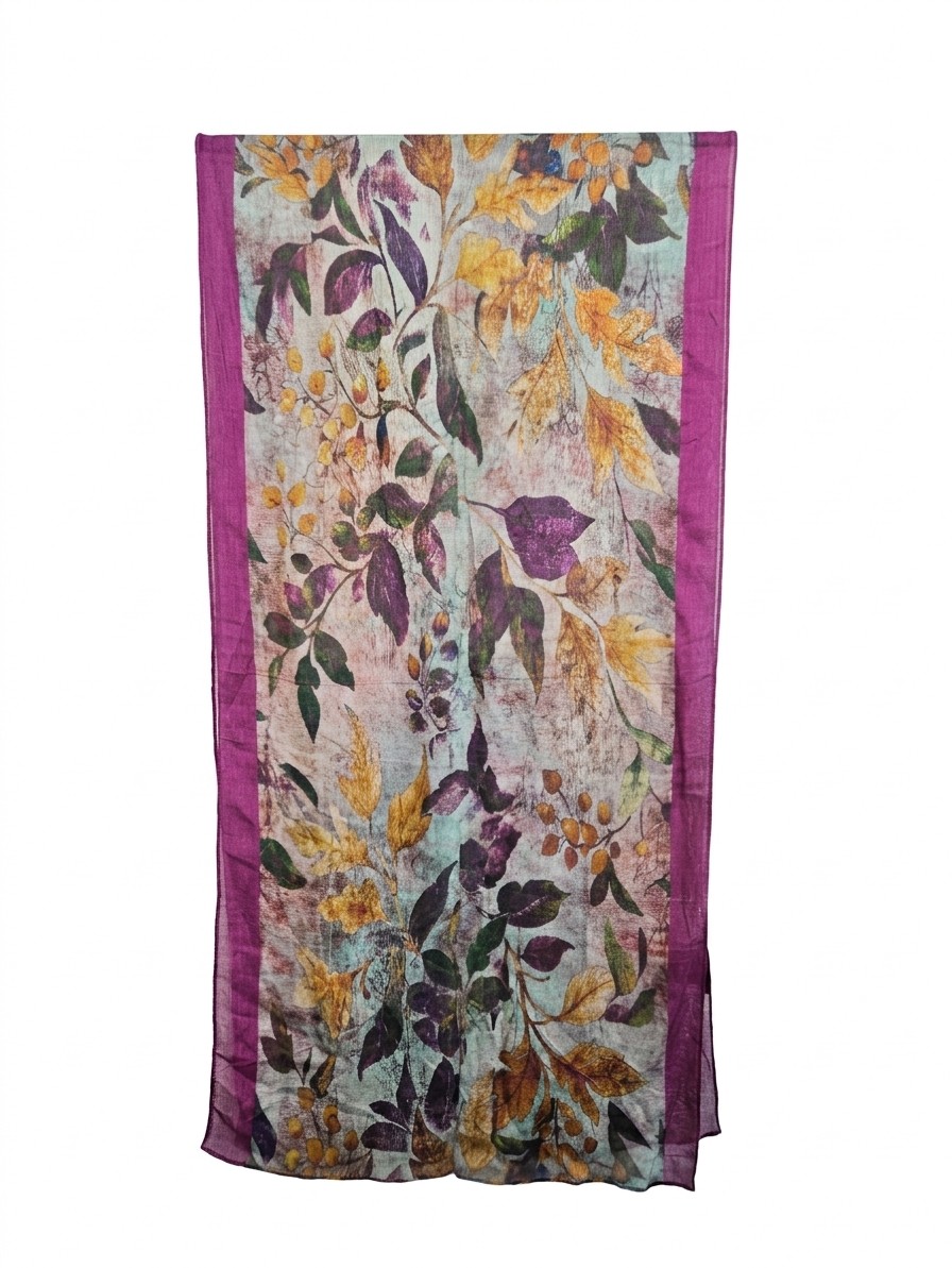 Uno Alla Volta Floral Print Scarf