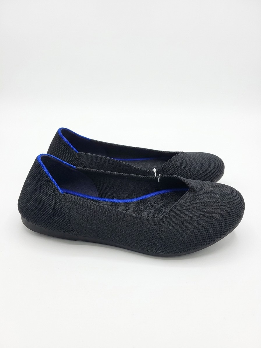 Rothy's Black Flats, 6.5