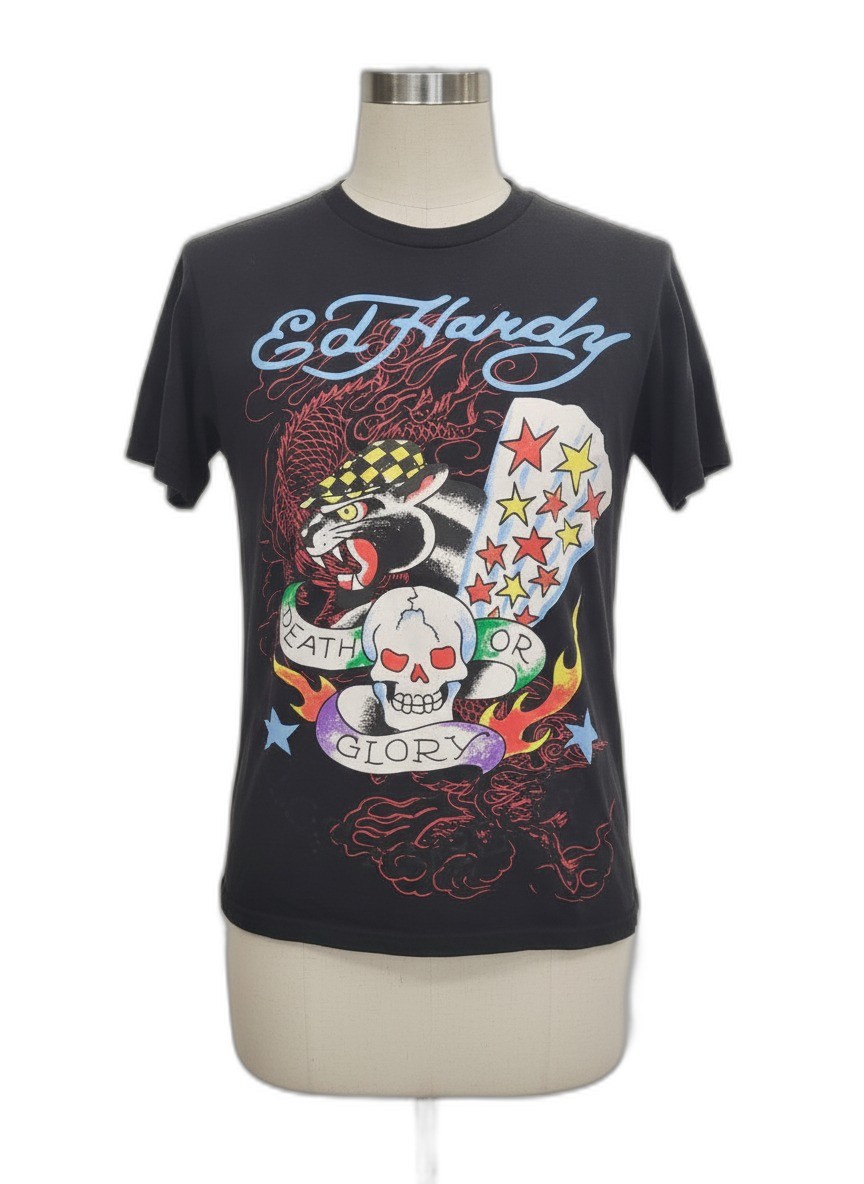 Ed Hardy Graphic Tee, Small