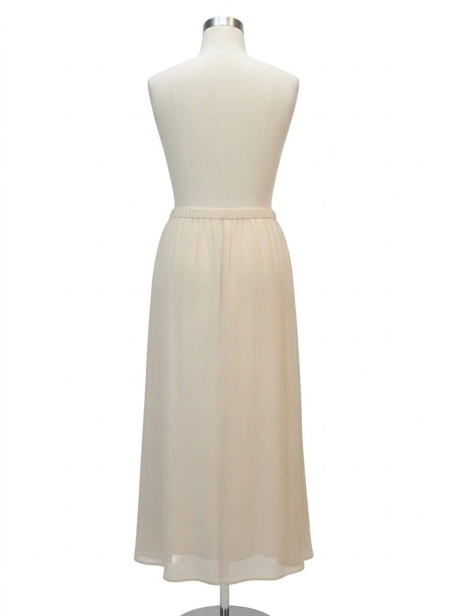 Chiffon Midi Drape Skirt