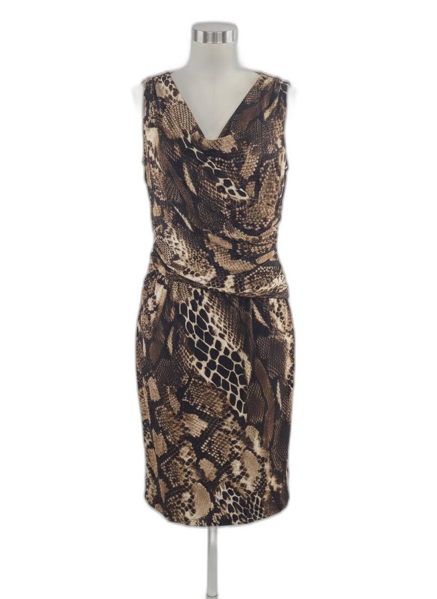 Lauren Snake Print SS Dress, 6