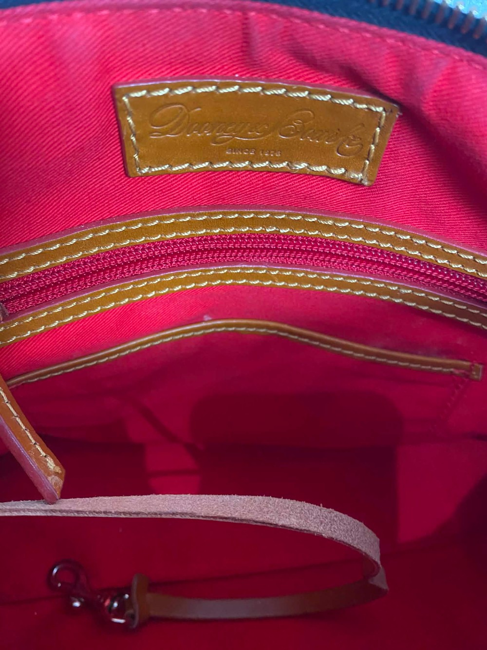 Dooney & Bourke Signature Monogram Coated Satchel