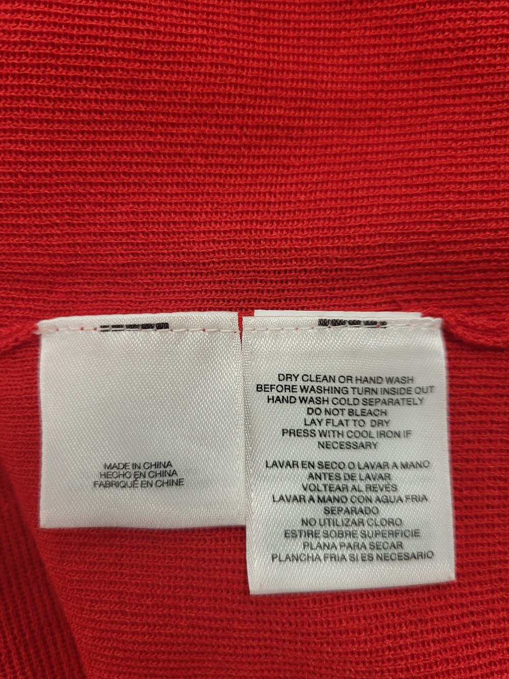 Ann Klein Red Open Cardigan, 2X