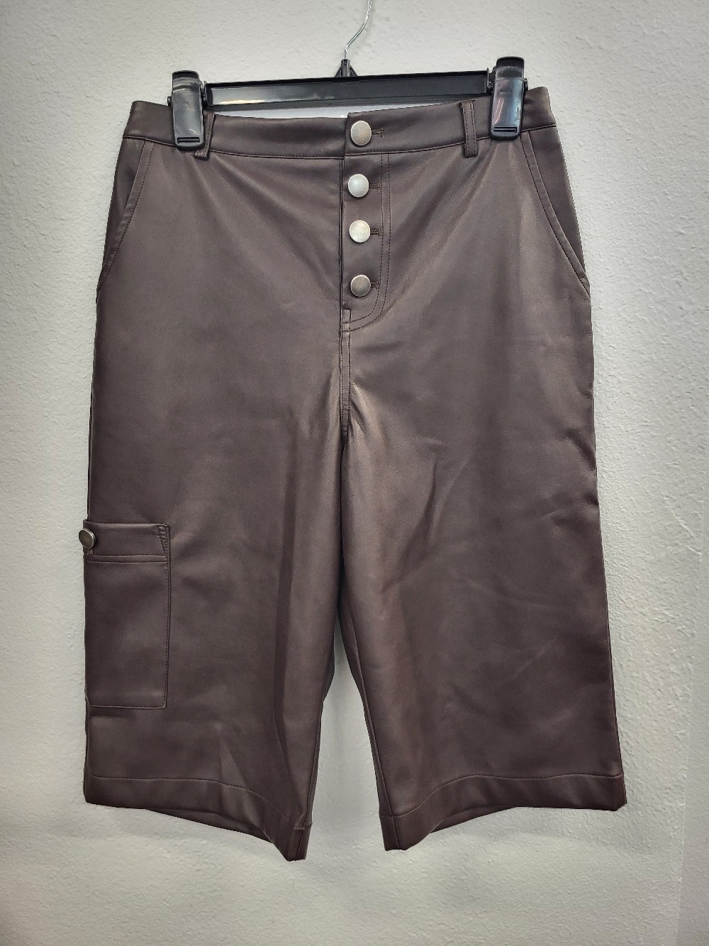 Avec Les Filles Vegan Leather Shorts-NWT