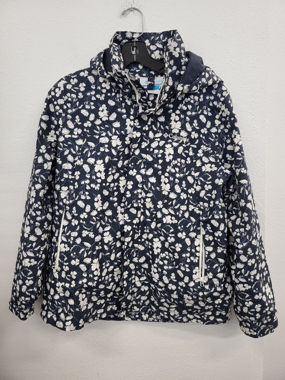 Columbia Floral Hooded Jacket, Large