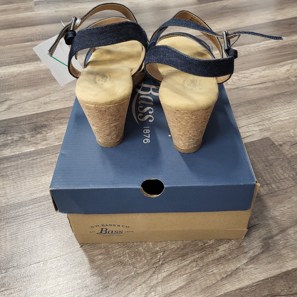 Bass Karly Denim Wedge Shoes, 9M