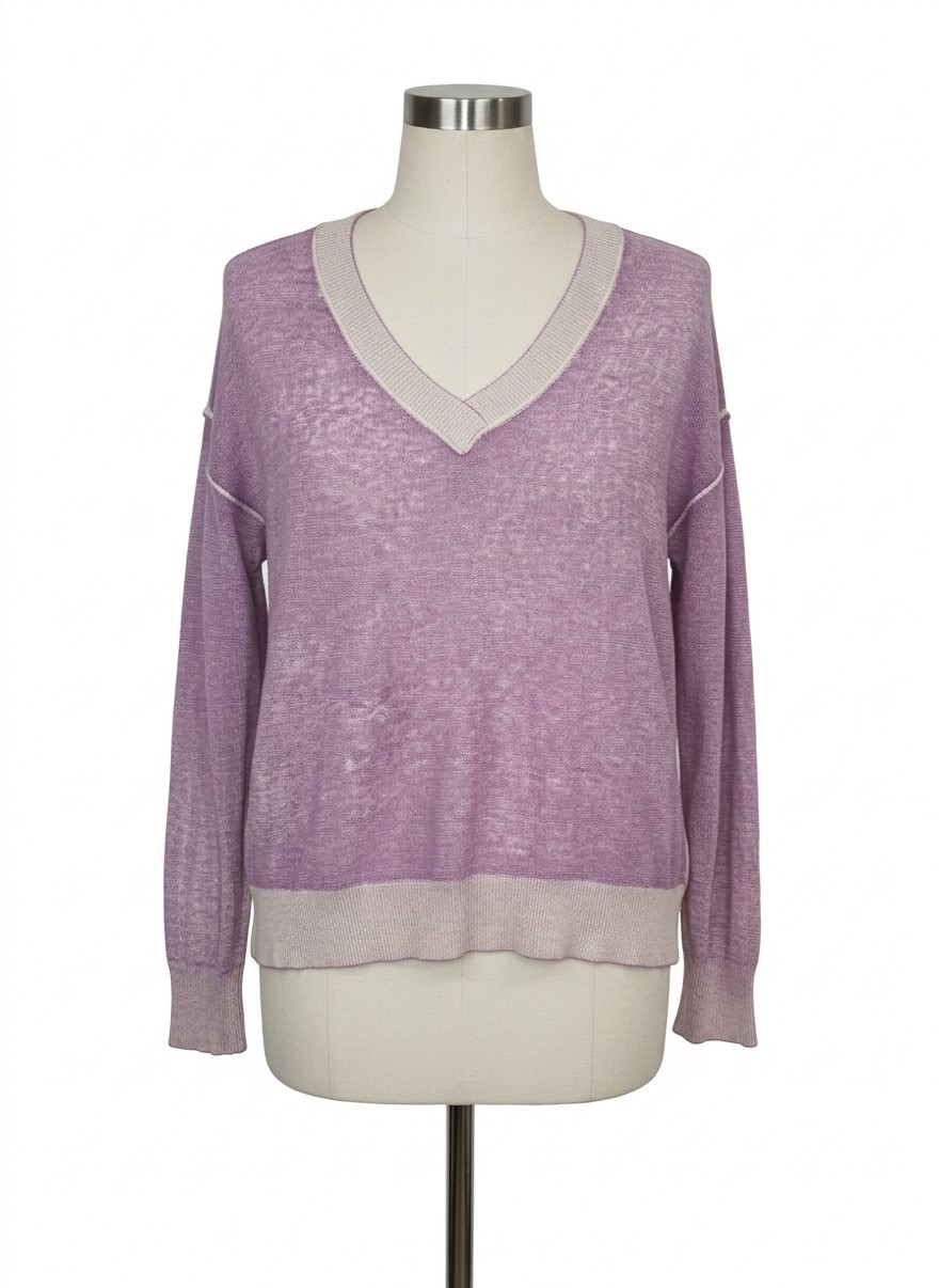 Sundance V Neck LS Top, Medium
