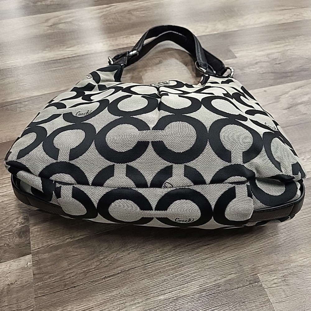 Vintage Coach Monogram Canvas Bag