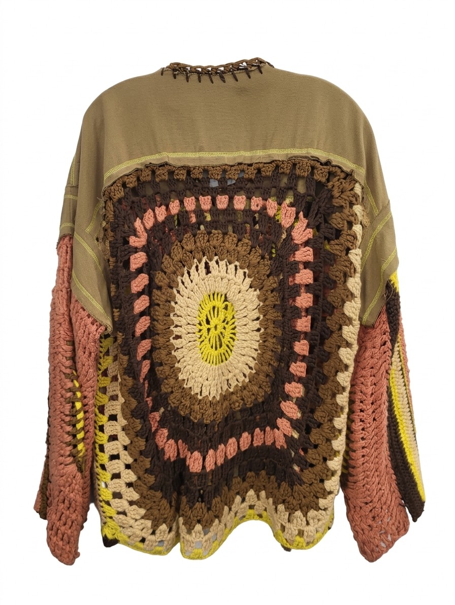 We The Free Crochet Coat, XL
