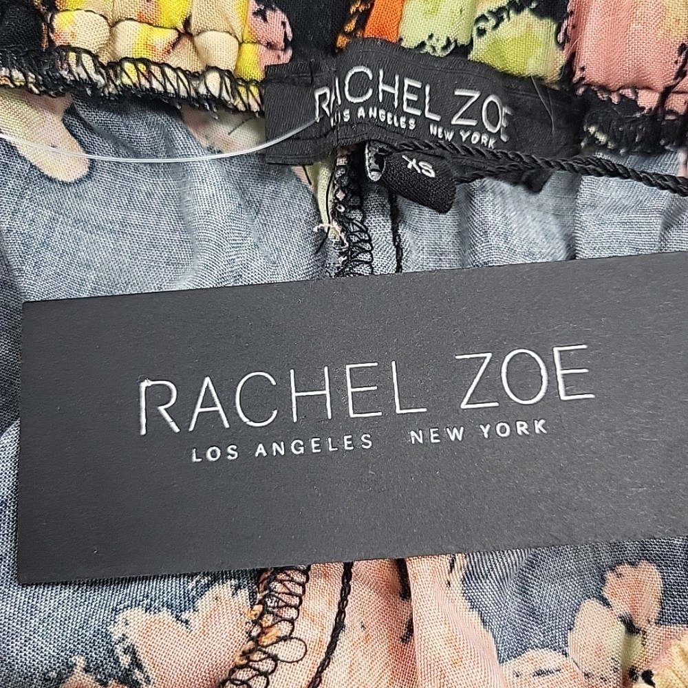Rachel Zoe Floral Print Wide Leg Pants, XS