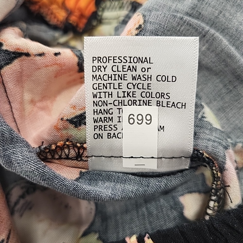 Rachel Zoe Floral Print Wide Leg Pants, XS